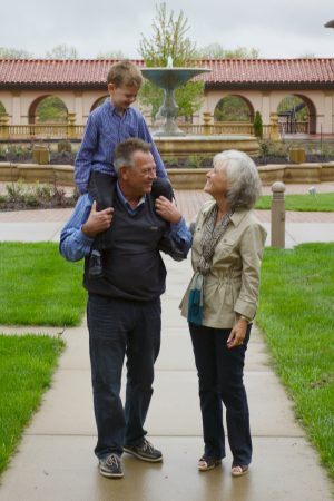 The White's with their grandson