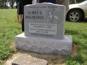 James Boldridge headstone image