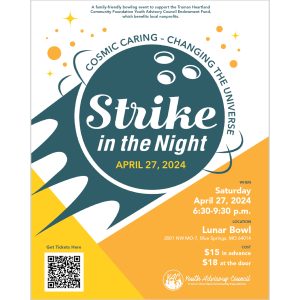 Strike in the Night fundraiser poster